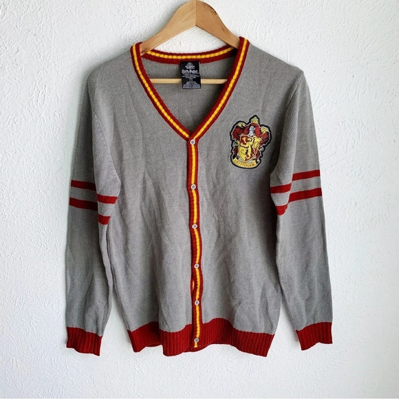 Wizarding World of Harry Potter Gryffindor Cardigan Sz Small - Picture 2 of 5